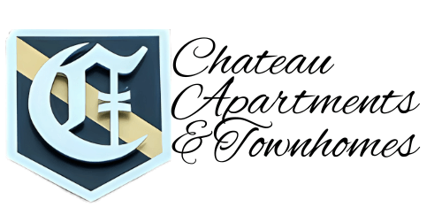 A logo for Chateau Apartments & Townhomes is displayed.